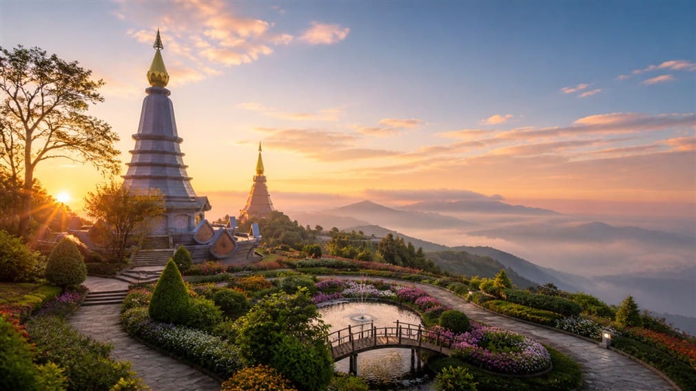 Northern Thailand landscape for field production and documentary work