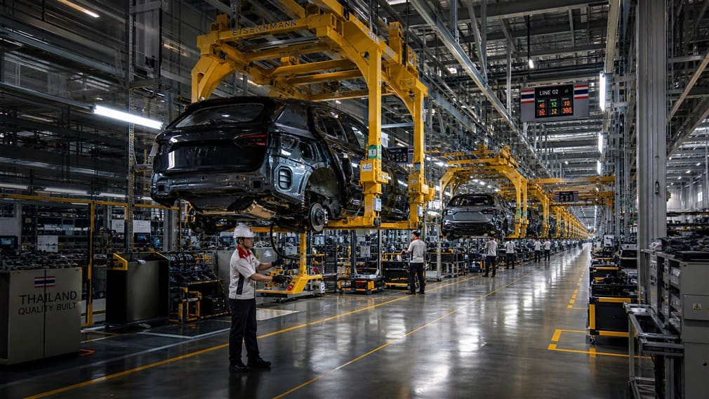 Thailand factory image suitable for interview setup and industrial production support