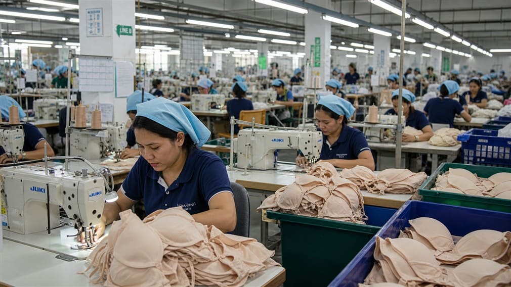 Thailand garment factory 2 image for brand and internal communications filming